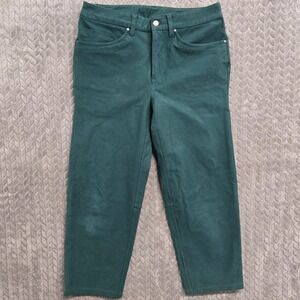Lululemon ABC Cropped Utilitech Pants Men's Size 30 Green‎ Casual Relaxed